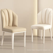 Solid wood dining chair modern minimalist